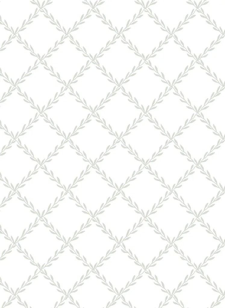 Sandberg Carta da parati Trellis - Garden Green