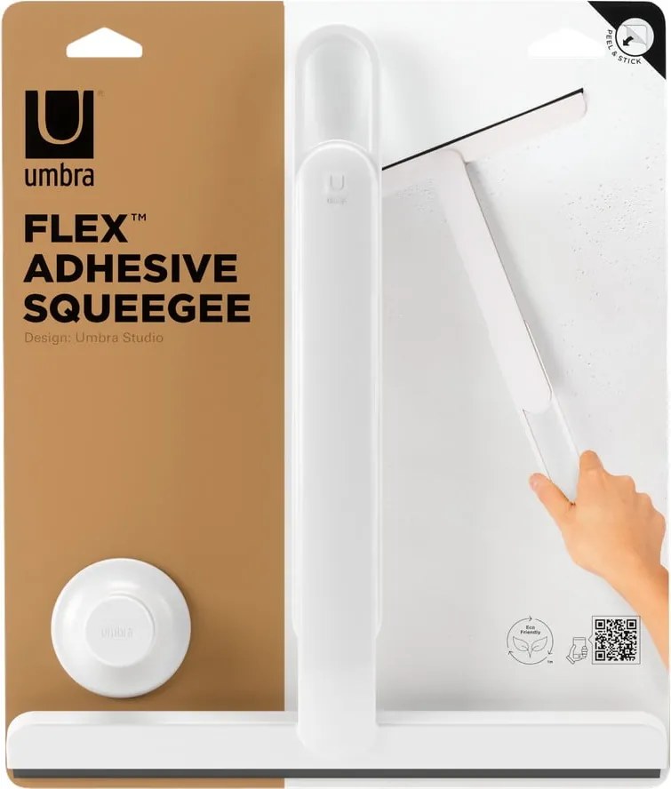 Tergivetro bianco con supporto 40 cm Flex - Umbra