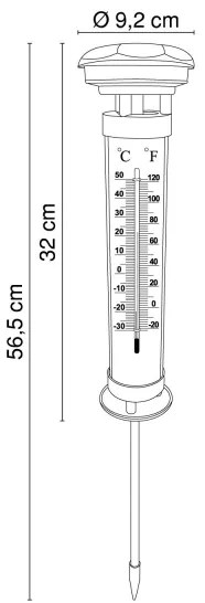 Globo 33275 - Lampada LED solare SOLAR 1xLED/0,06W IP44