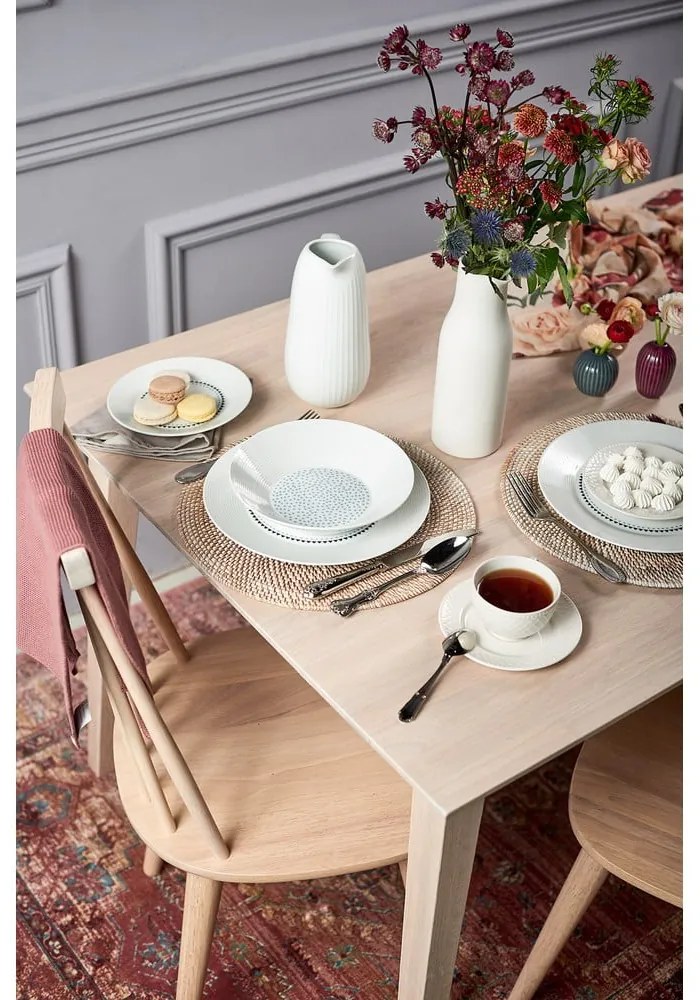 Tavolo da pranzo in rovere laccato opaco , 180 x 90 cm Filippa - Rowico