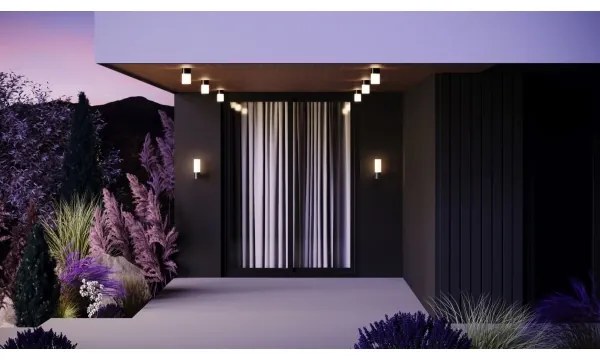 Maytoni O418WL-01GR - Applique da esterno WILLIS 1xE27/60W/230V IP54 antracite