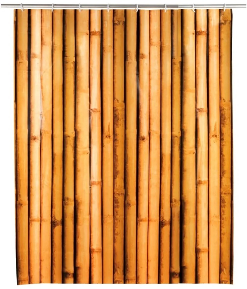 Tenda da doccia arancione Babusa - Wenko