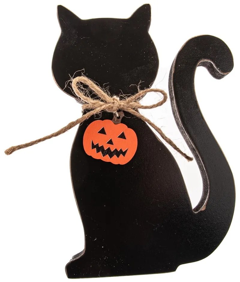 Statuetta in legno (altezza totale 15,5 cm) Happy Halloween – Dakls