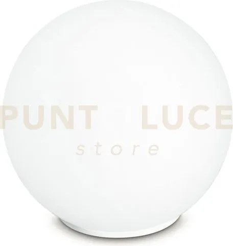 Lumetto city sfera bianco 1 luce attacco e14 15x15x16cm in vetro so...