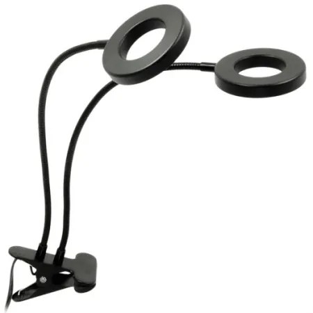 Lampada da tavolo LED Stm flex con clip per piante VITARO 2xLED/4W/230V nera