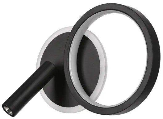 Faretto da parete a LED MONET LED/16W/230V nero