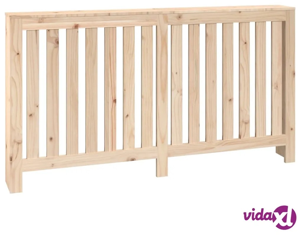 vidaXL Copertura Termosifone 153x19x84 cm in Legno Massello di Pino