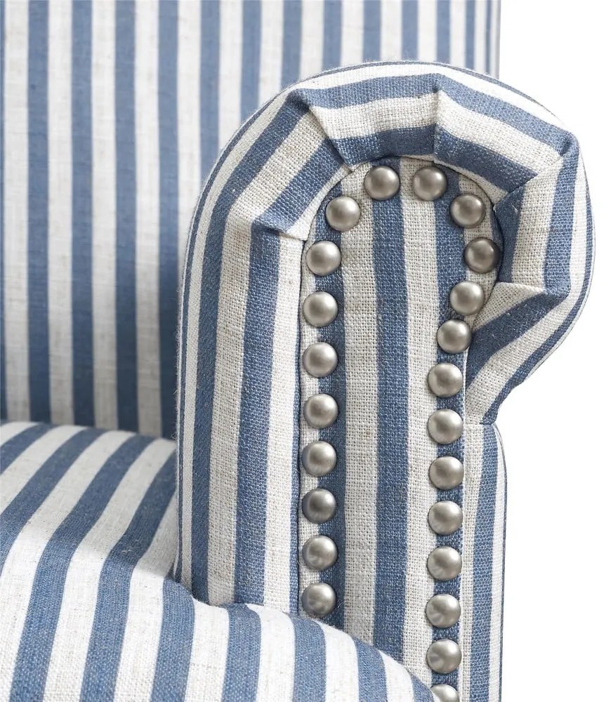 Poltrona in lino blu Jaya - Støraa