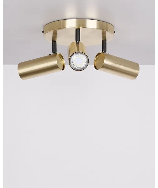 Faretto COLLY 3xGU10/15W/230V oro