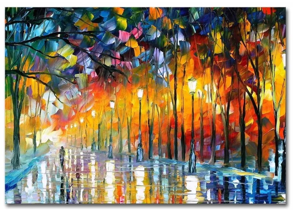 Riproduzione murale su tela, 100 x 70 cm Leonid Afremov - Wallity