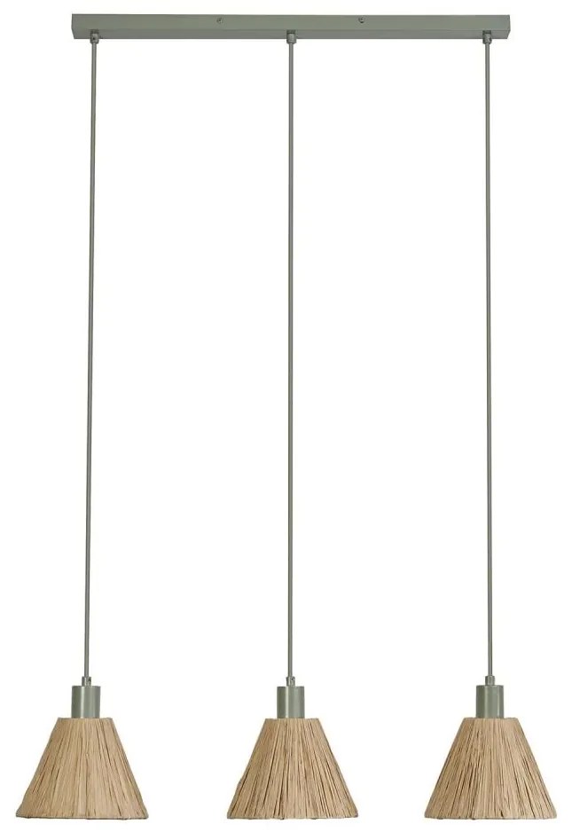 Ledvance - Lampadario a sospensione con filo DECOR RAFFIA 3xE27/15W/230V bastone di rafia