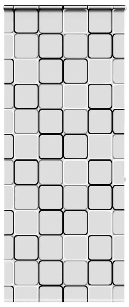 Tenda A Rullo Doccia Con Cassonetto 100x240cm Larghezza Tessuto /