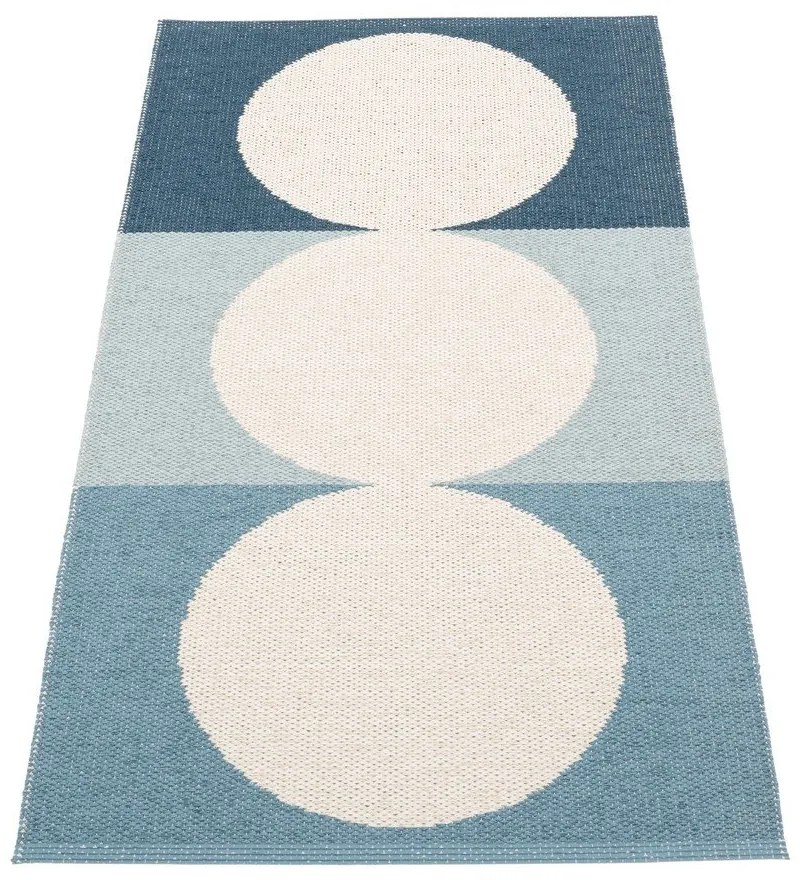 Tappeto da interno/esterno blu/color crema 70x140 cm Otto Sky – Pappelina