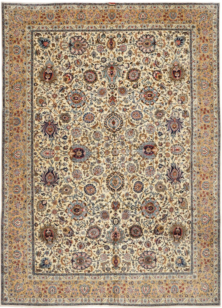 Kashan Tappeto 460x320 (Iran) Annodato A Mano