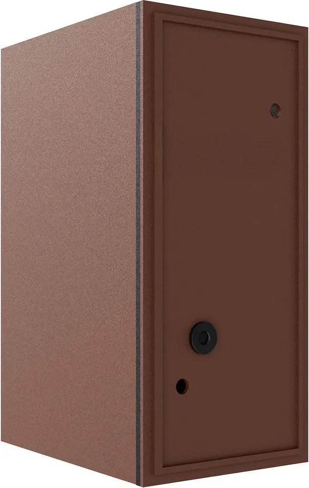 Applique Rettangolare 2xGU10 con Sensore Crepuscolare IP65 - Corten