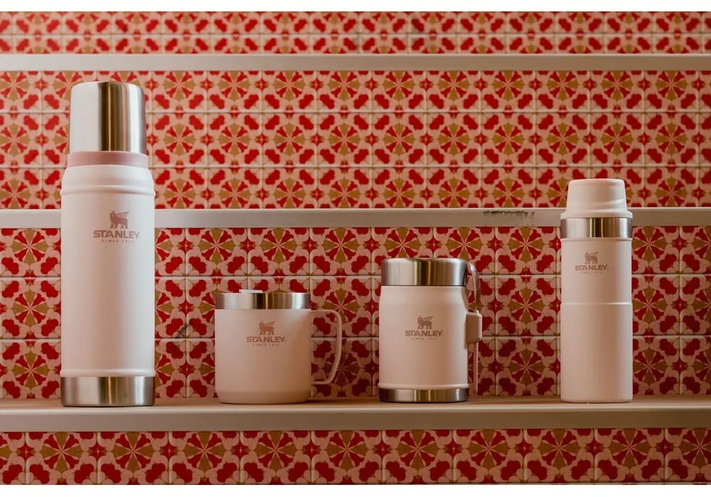 Tazza termica rosa chiaro in acciaio inox 350 ml Stay-Hot Camp Mug Rose Quartz – Stanley