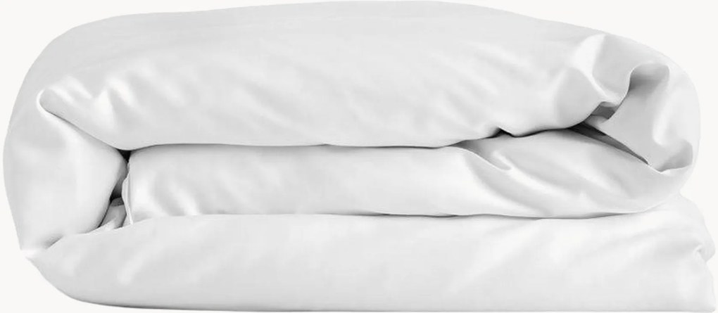 Copripiumino in raso di cotone White