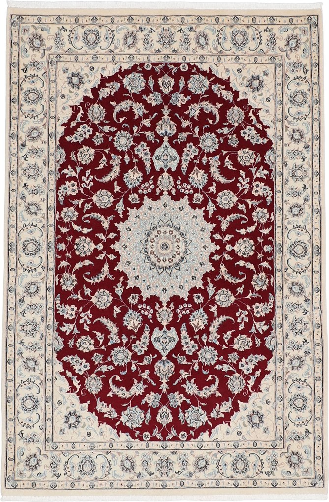 Nain Tappeto persiano 140 x 210 (Iran) Annodato A Mano
