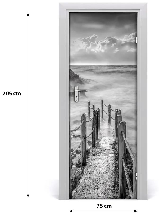 Sticker porta Sentiero in mare 75x205 cm
