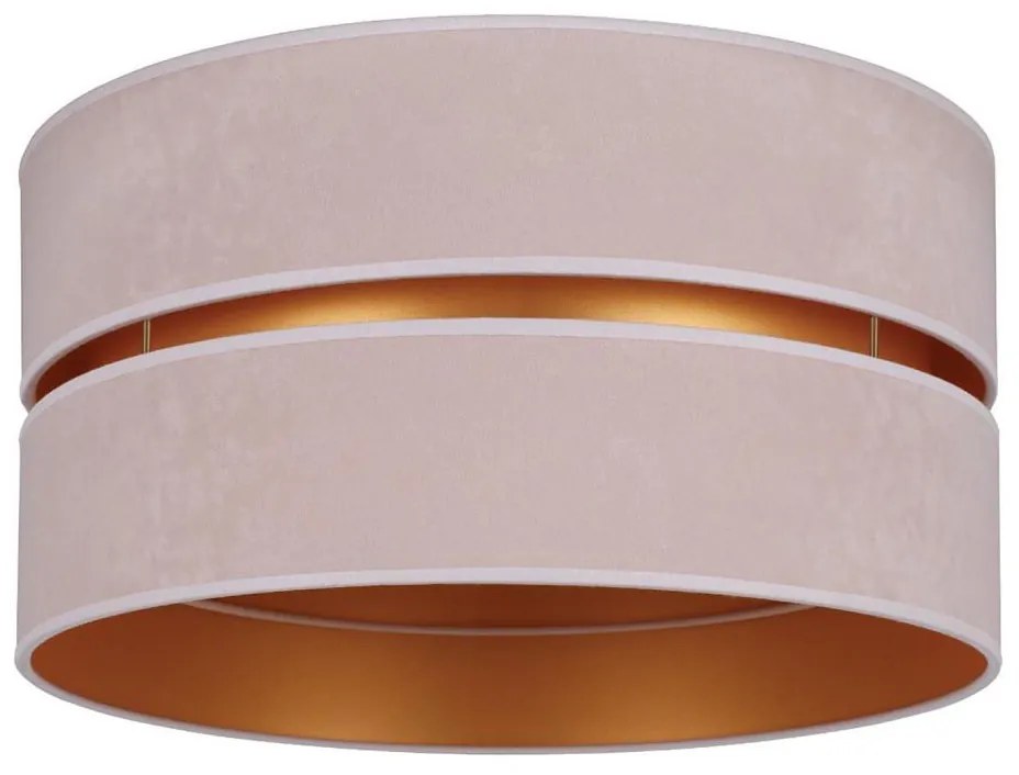 Duolla - Plafoniera DUO 1xE27/15W/230V diametro 40 cm beige/oro