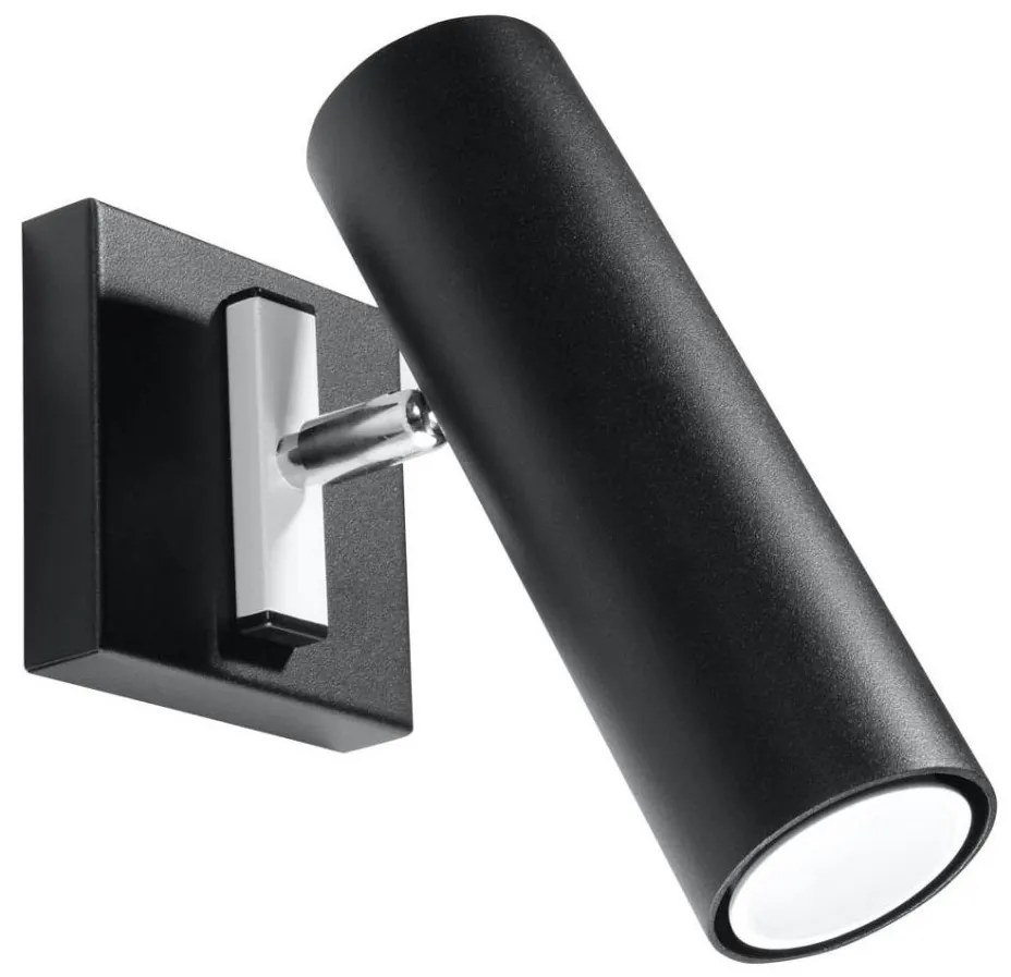 Luce Spot da parete DIREZIONE 1xGU10/40W/230V nero
