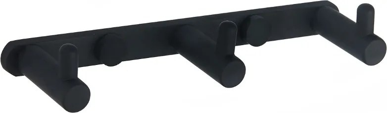 Mexen gancio triplo per asciugamani, nero - 709163-70