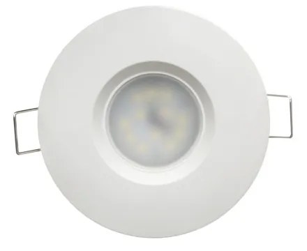 Faro LED da incasso 6,5W - IP44 Resistente all'Umidità Foro da ø70mm Colore Bianco Caldo 2.700-3.200K