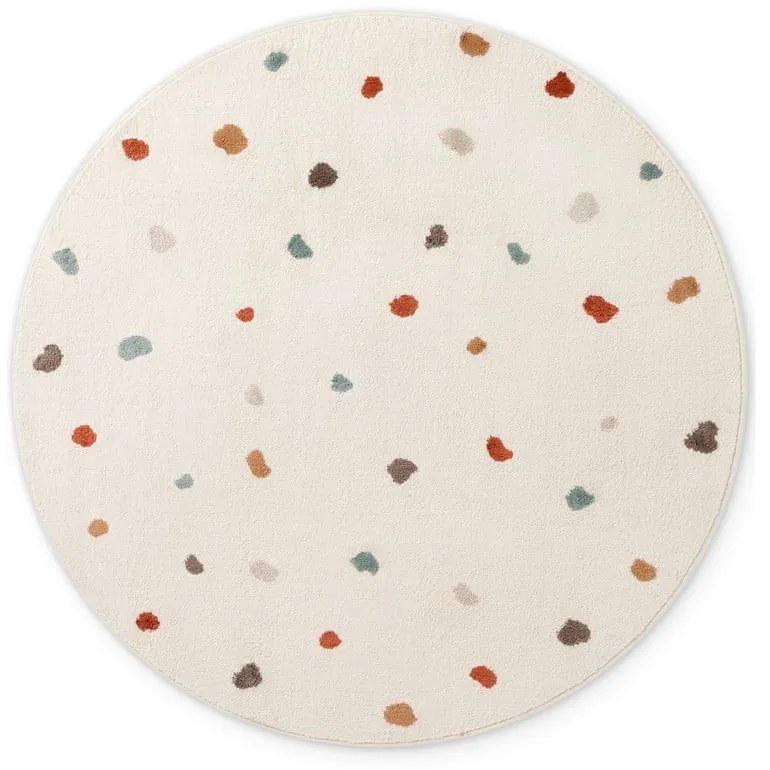 Tappeto per bambini color crema ø160 cm Funny Dots – Hanse Home