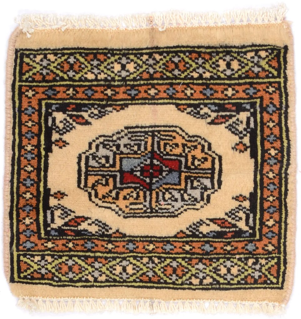 Bokhara Tappeto 30 x 30 (Pakistan) Annodato A Mano