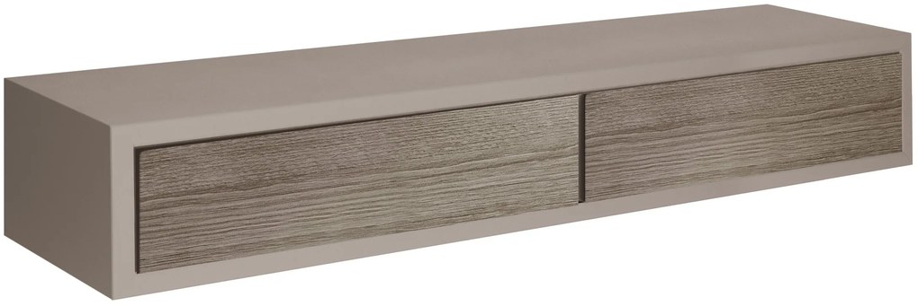 Mensola a muro Domino rettangolare in mdf L 88.2 x H 13.4 x P 20 cm