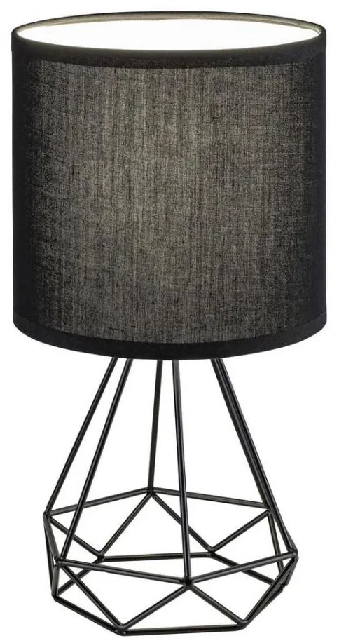 Rabalux - Lampada da tavolo 1xE14/40W/230V nero