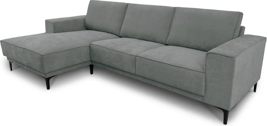 Divano angolare in grigio scuro (con penisola a sinistra) Copenhagen – Scandic