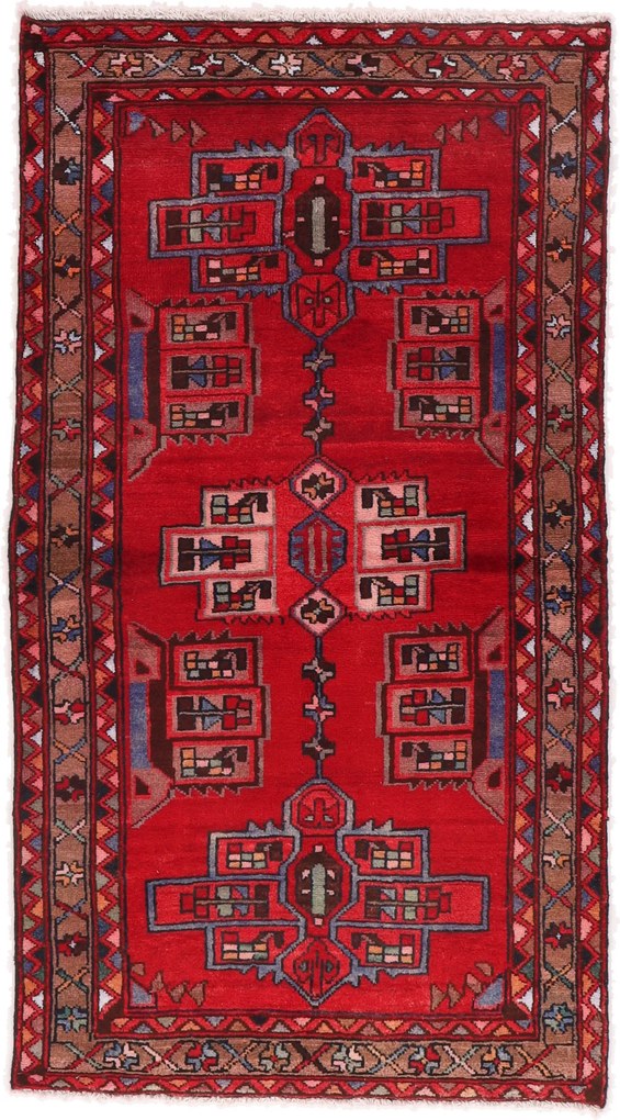 Hamedan Tappeto persiano 100x190 (Iran) Annodato A Mano