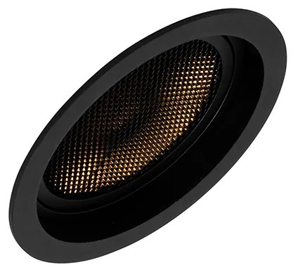 Set di 6 faretti da incasso moderni neri orientabili - Coop 111 Honey