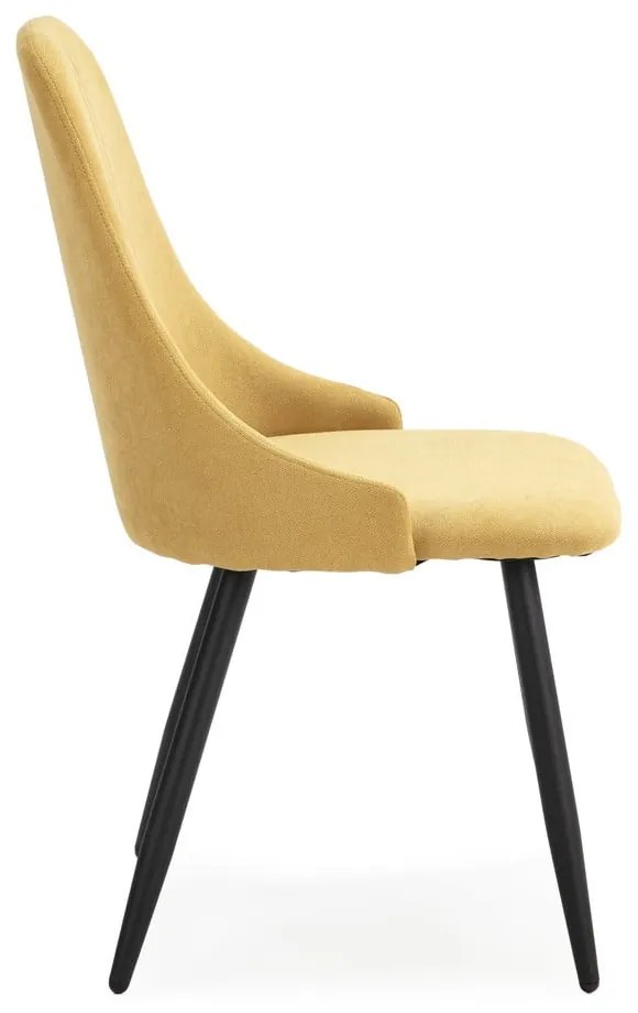 Sedie da pranzo gialle in set di 4 Mani - Marckeric