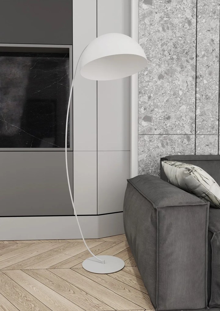 Piantana Minimal Artemide Acciaio Bianco 1 Luce Gx53 Ip20