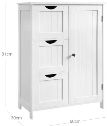 Mobiletto ZARA bianco