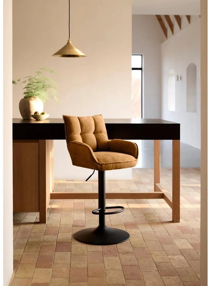 Set di sbagelli da bar arancioni con altezza regolabile 2 pz Marilla – Unique Furniture