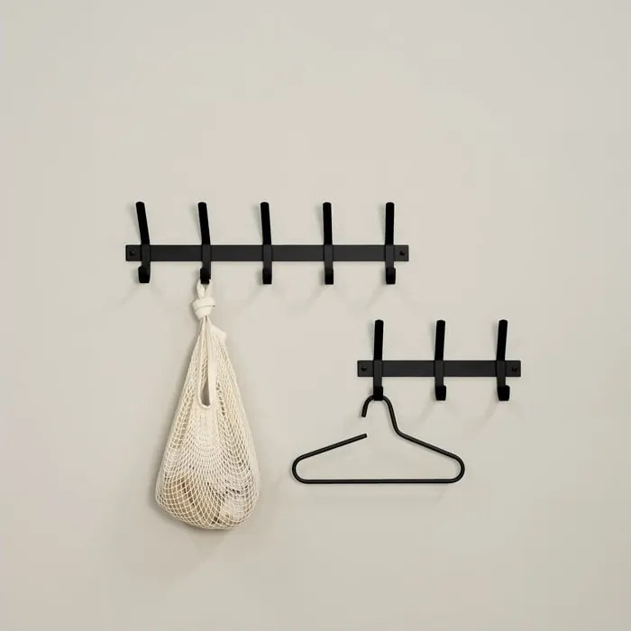 Attaccapanni da parete bianco in metallo 40 cm Dexter – Spinder Design