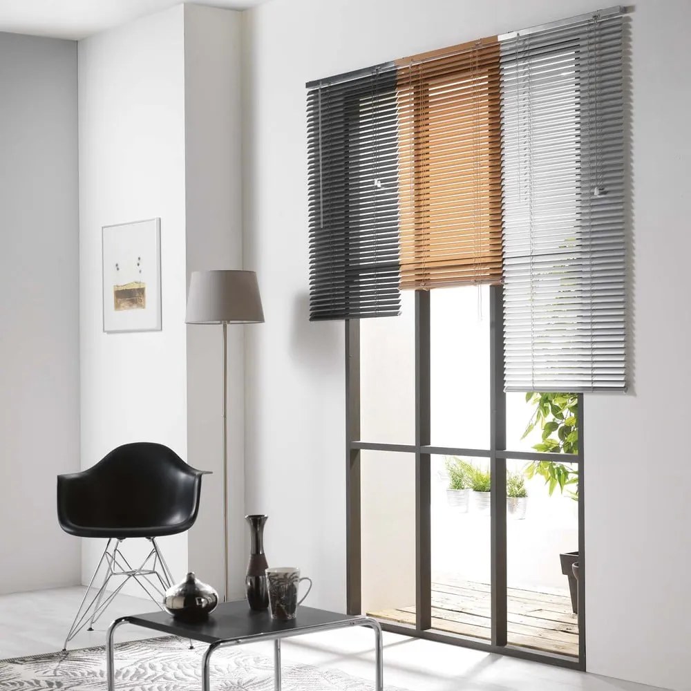 Tenda in metallo bianco 90x130 cm Venitien - douceur d'intérieur