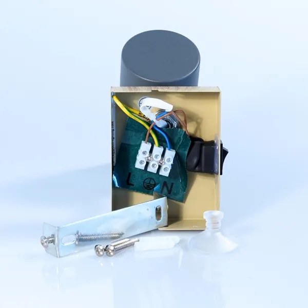 Globo 57911-1G - Faretto da parete ROBBY 1xGU10/25W/230V grigio/marrone