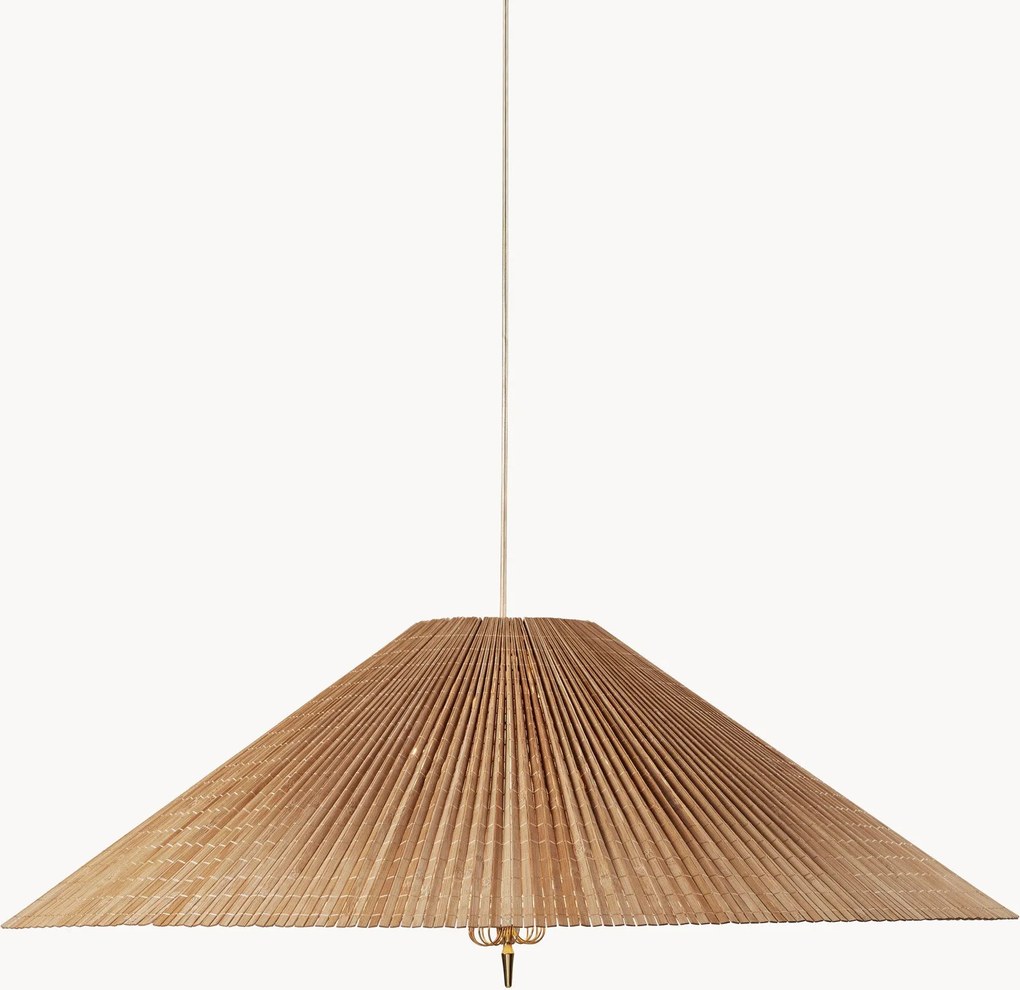 Lampada a sospensione in bambù 1972