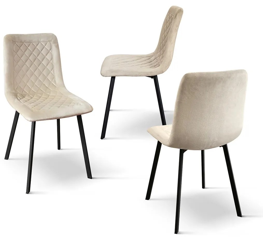 AULENA - sedia di design moderno in velluto