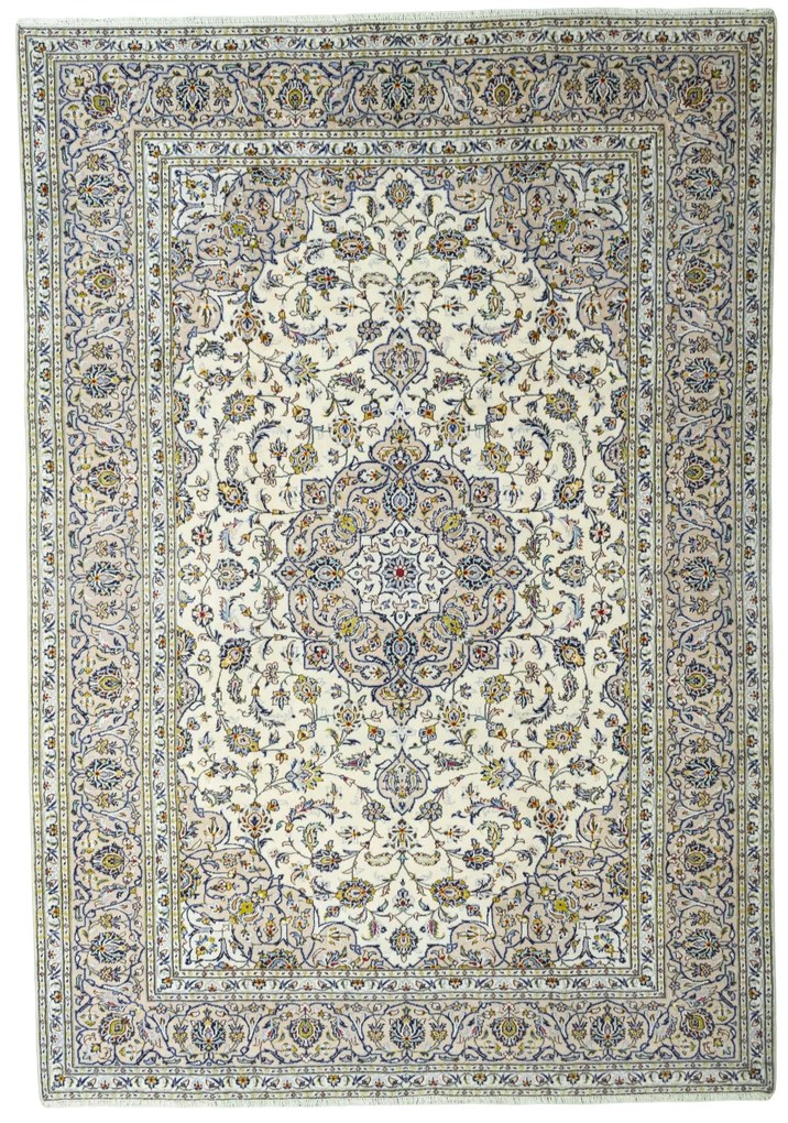 Kashan Tappeto persiano 250x360 Beige (Iran) Annodato A Mano