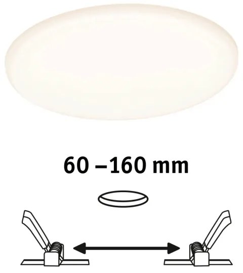 Paulmann 95386 - LED/15W IP44 Lampada da bagno dimmerabile SMART VELUNA 230V