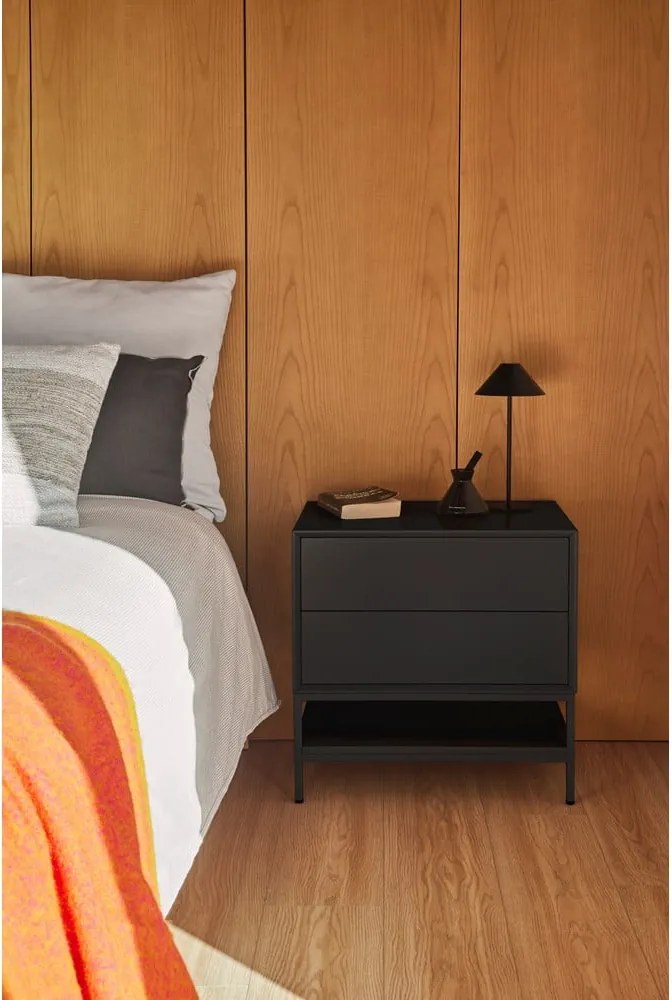 Comodino nero Platt – Teulat