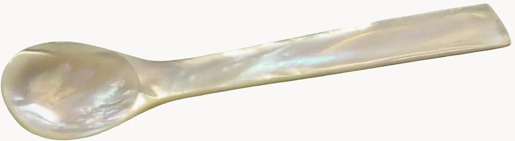 Cucchiaio per uova in madreperla fatto a mano Perlmutt