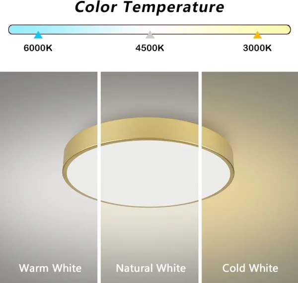 Brilagi - Lampada LED dimmerabile POOL LED/60W/230V 3000-6000K Ø 60 cm dorata + telecomando