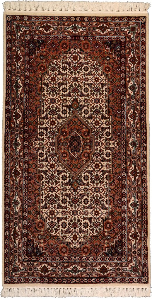 Bidjar Tappeto orientale 170x90 Beige (Indian) Annodato A Mano