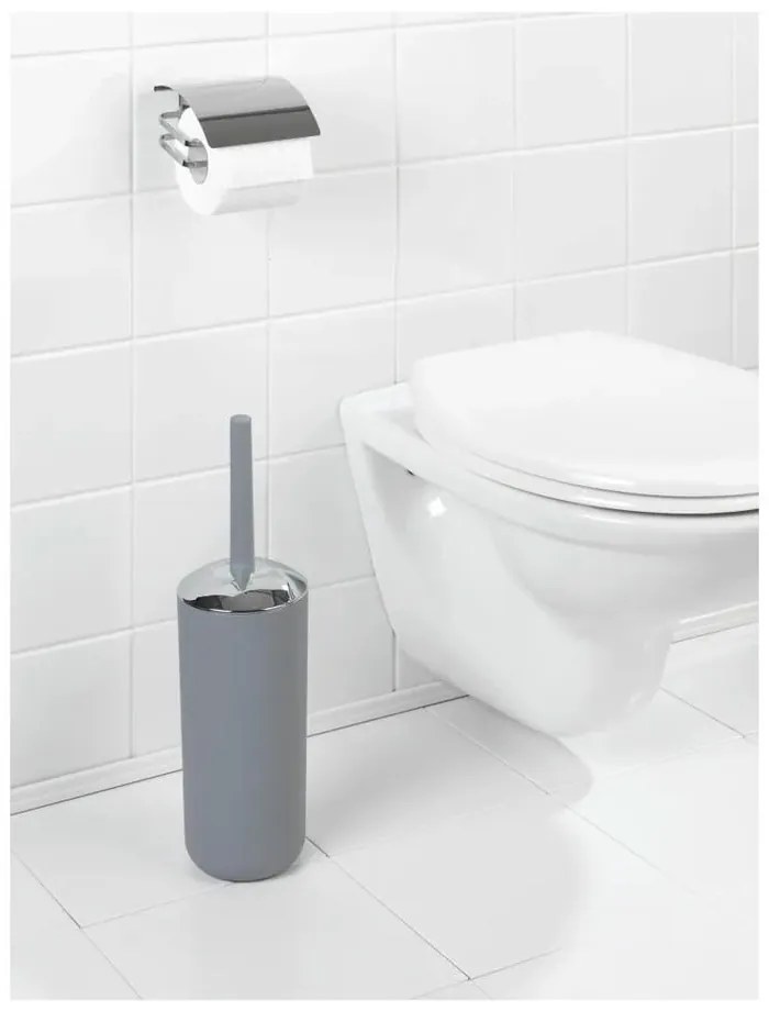 Set di accessori da bagno in plastica grigia Brasil - Wenko